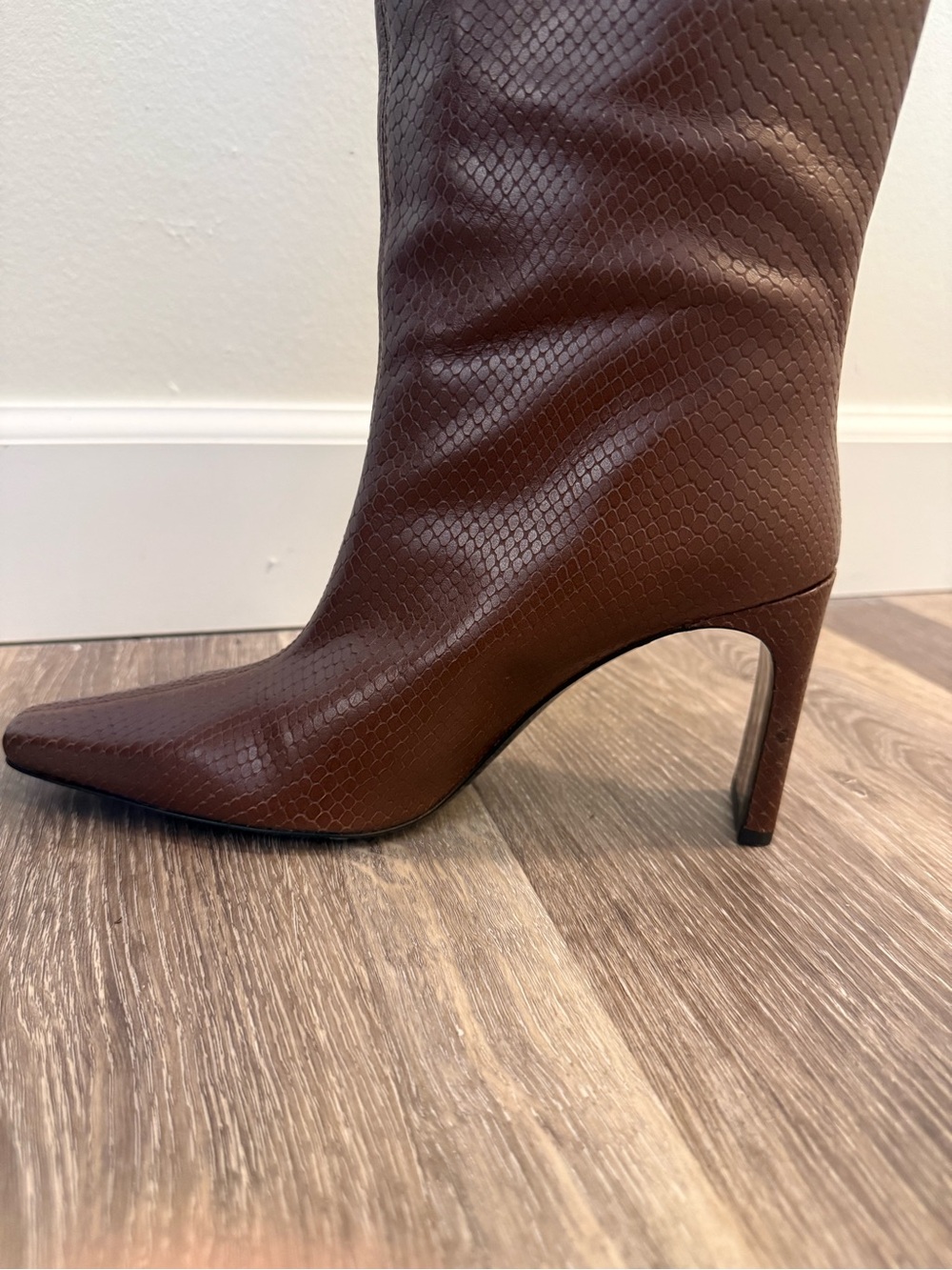 STAUD Wally High Heel Boot Snakeskin - Picture 5 of 7